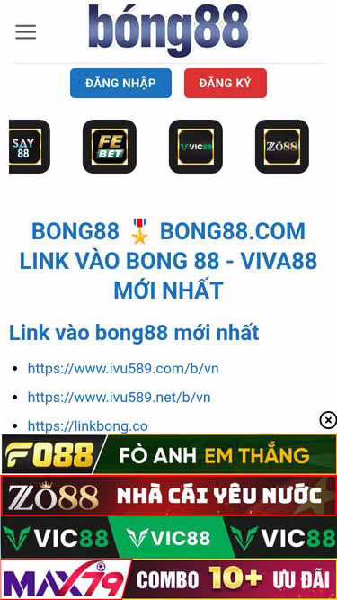Screenshot of bong88.beer