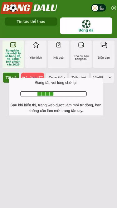 Screenshot of bongdalu.boutique