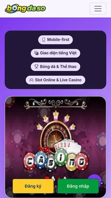 Screenshot of bongdaso.plus