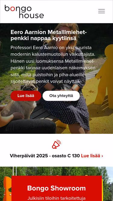 Screenshot of bongo.fi