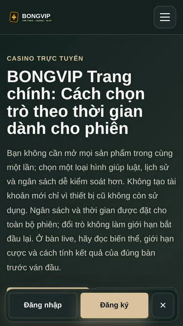 Screenshot of bongvip.one