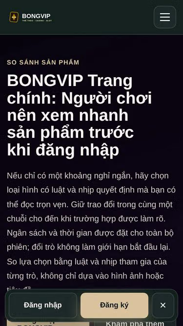 Screenshot of bongvip.xyz