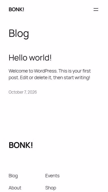 Screenshot of bonk.monster