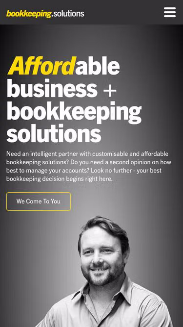 Screenshot of bookkeeping.solutions