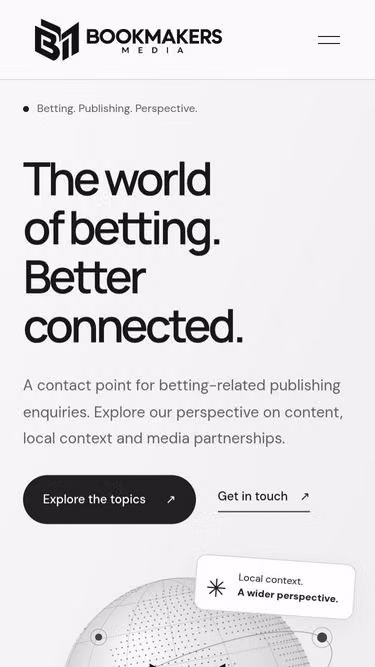 Screenshot of bookmakers.media