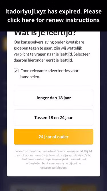 Screenshot of bookmakers.nl