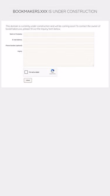 Screenshot of bookmakers.xxx