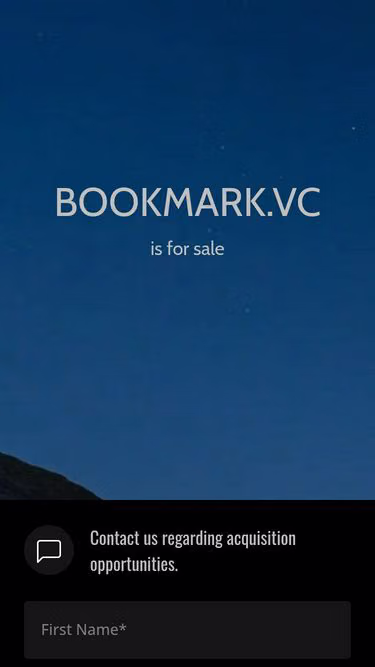 Screenshot of bookmark.vc