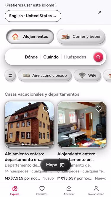 Screenshot of booknofees.com.mx