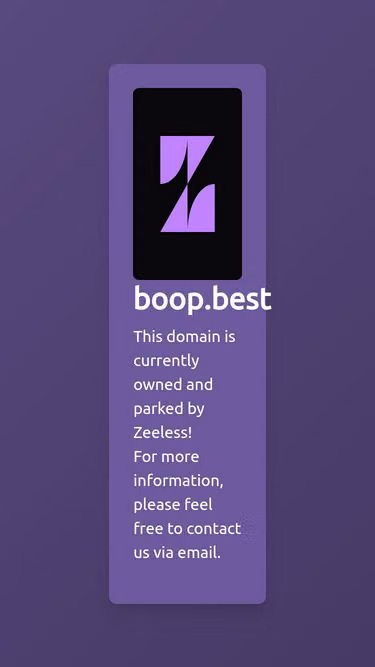 Screenshot of boop.best