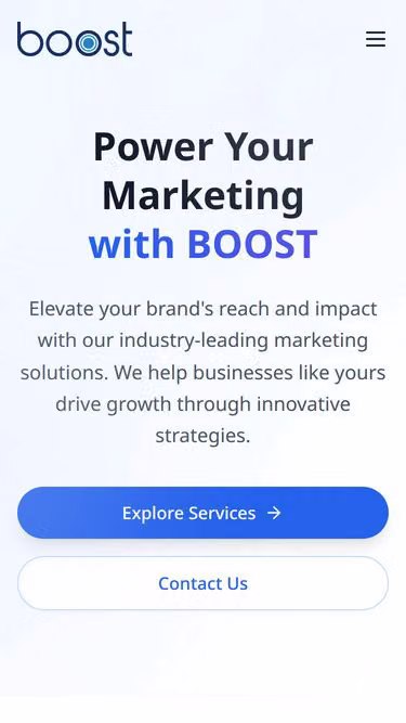 Screenshot of boost.al