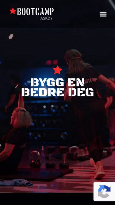 Screenshot of bootcamp.no