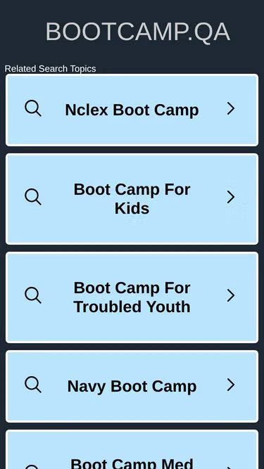 Screenshot of bootcamp.qa