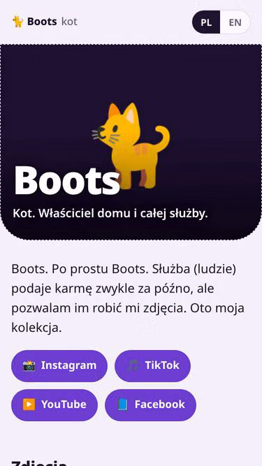 Screenshot of boots.pet