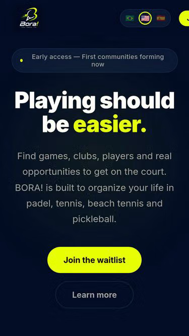 Screenshot of bora.esp.br