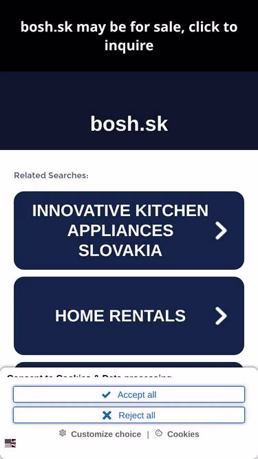 Screenshot of bosh.sk