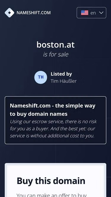 Screenshot of boston.at
