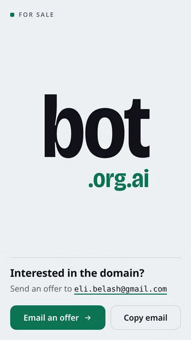 Screenshot of bot.org.ai