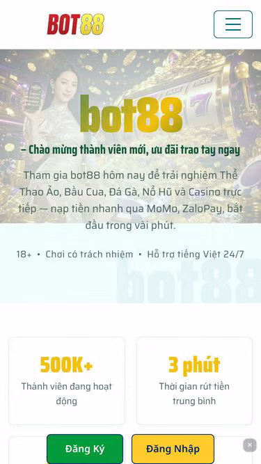 Screenshot of bot88.world