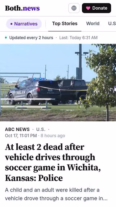 Screenshot of both.news