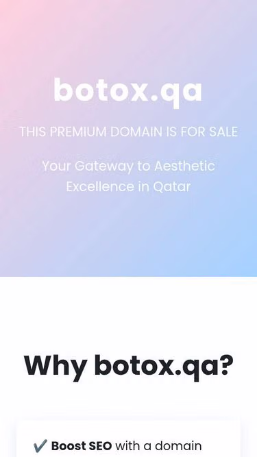 Screenshot of botox.qa