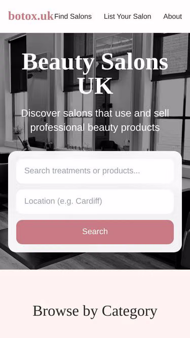 Screenshot of botox.uk