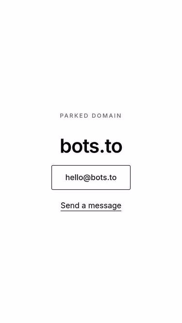 Screenshot of bots.to