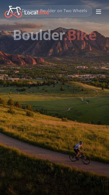 Screenshot of boulder.bike