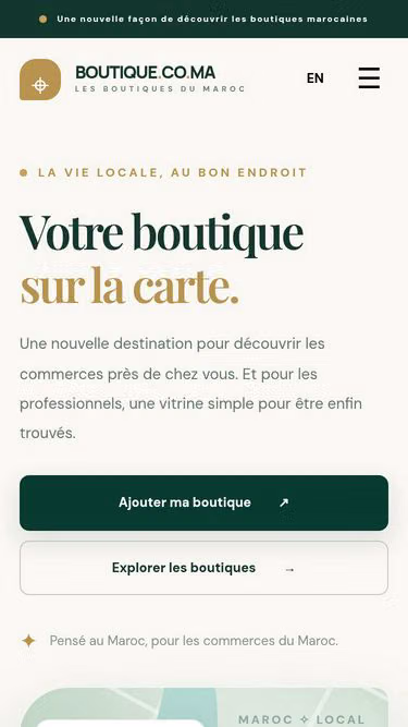 Screenshot of boutique.co.ma