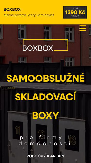 Screenshot of boxbox.cz