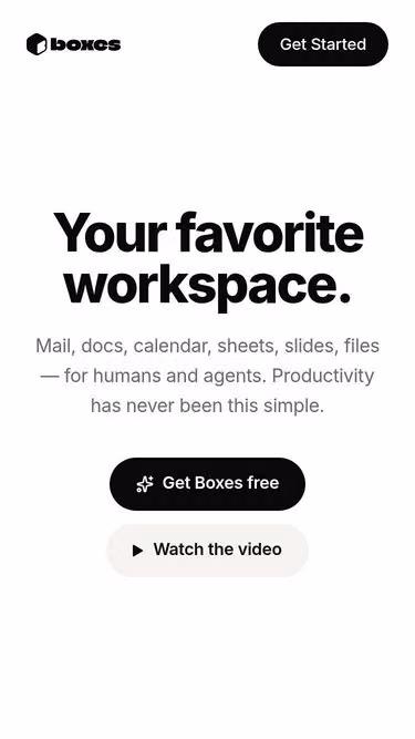 Screenshot of boxes.sh