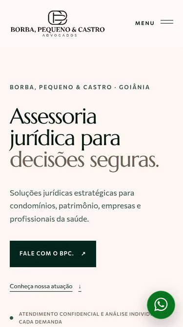 Screenshot of bpc.adv.br