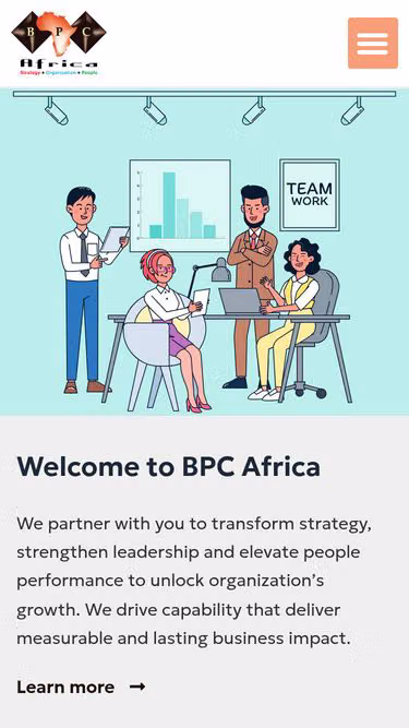 Screenshot of bpc.co.ke