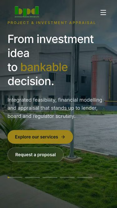 Screenshot of bpd.com.gh