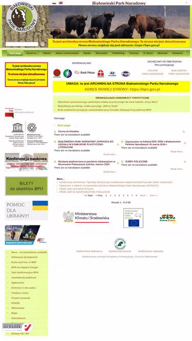 Screenshot of bpn.com.pl
