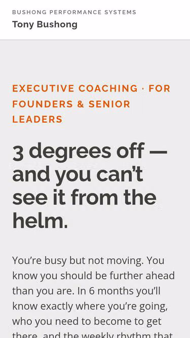 Screenshot of bps.coach