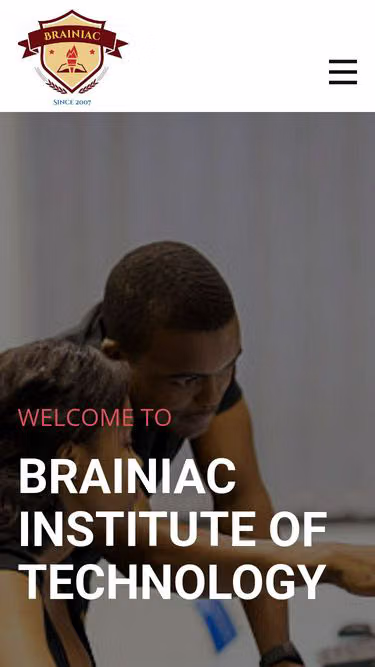 Screenshot of brainiac.edu.gh