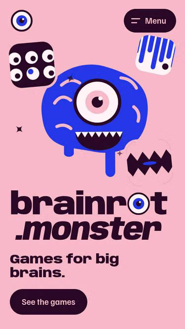 Screenshot of brainrot.monster