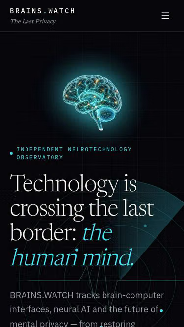 Screenshot of brains.watch