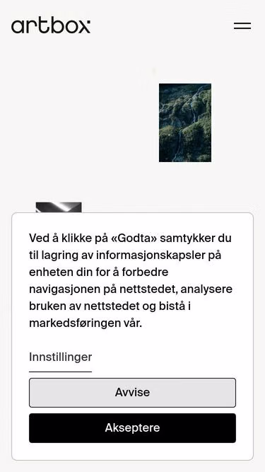 Screenshot of brandbox.no