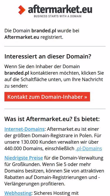 Screenshot of branded.pl