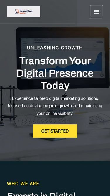 Screenshot of brandhub.media