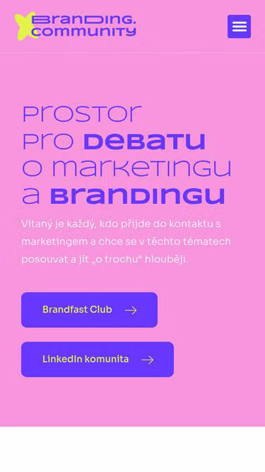 Screenshot of branding.community