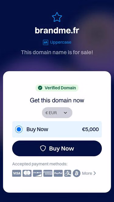 Screenshot of brandme.fr