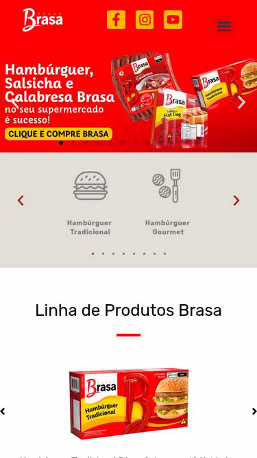 Screenshot of brasa.com.br