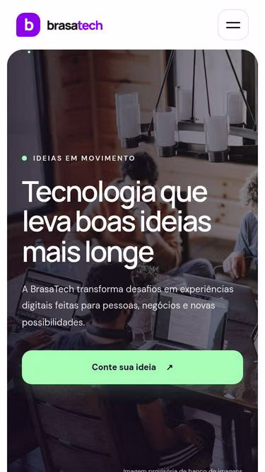 Screenshot of brasa.tec.br