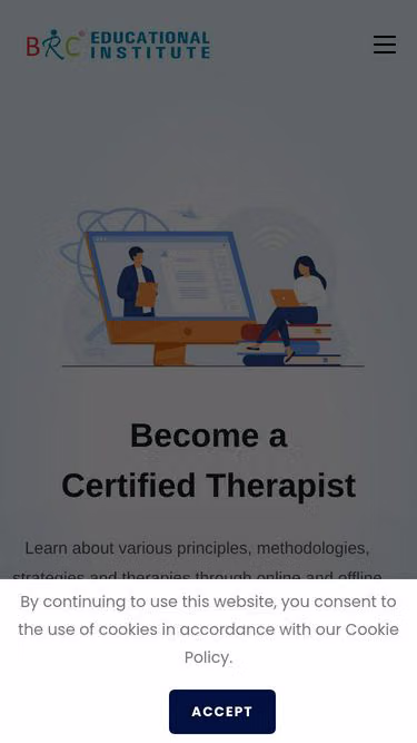 Screenshot of brc.education