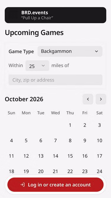 Screenshot of brd.games