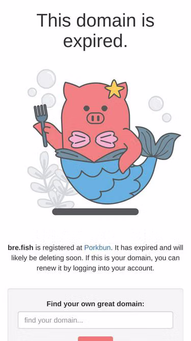 Screenshot of bre.fish