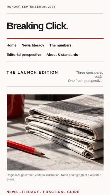Screenshot of breaking.click